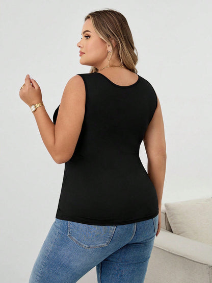CURVE+ 2PCS Plus Size Tank Tops & Camis
