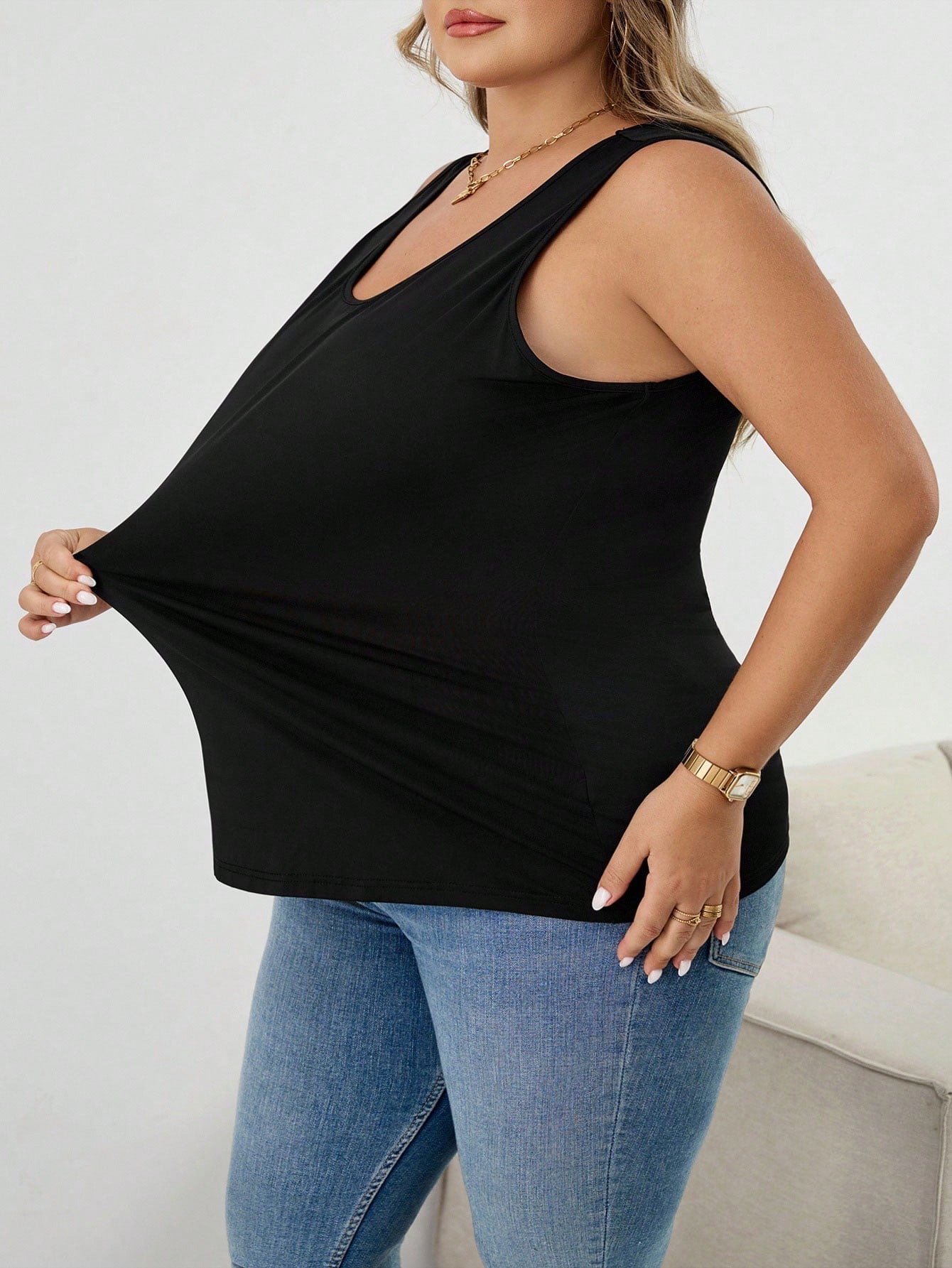 CURVE+ 2PCS Plus Size Tank Tops & Camis