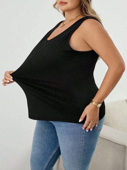 CURVE+ 2PCS Plus Size Tank Tops & Camis