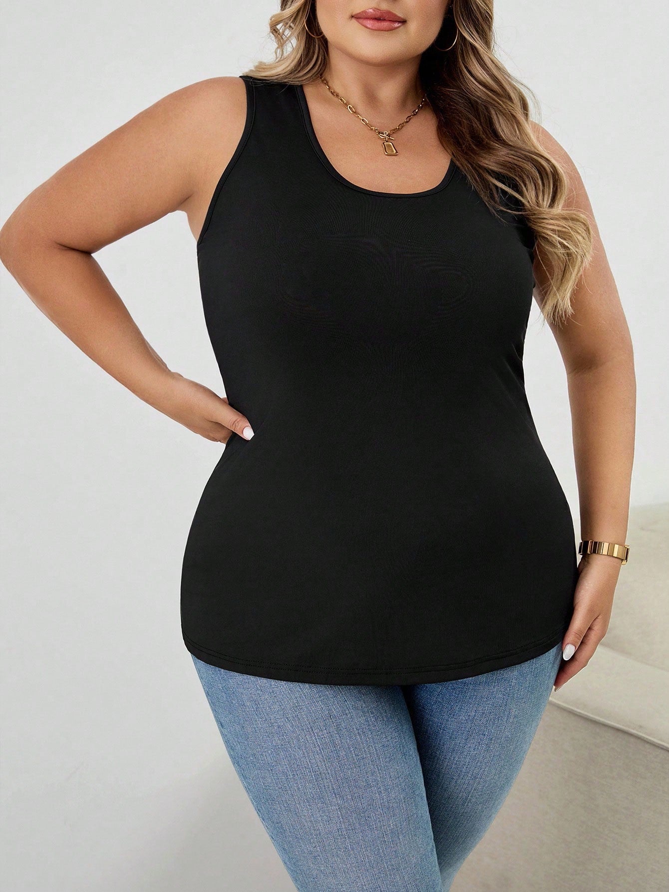 CURVE+ 2PCS Plus Size Tank Tops & Camis