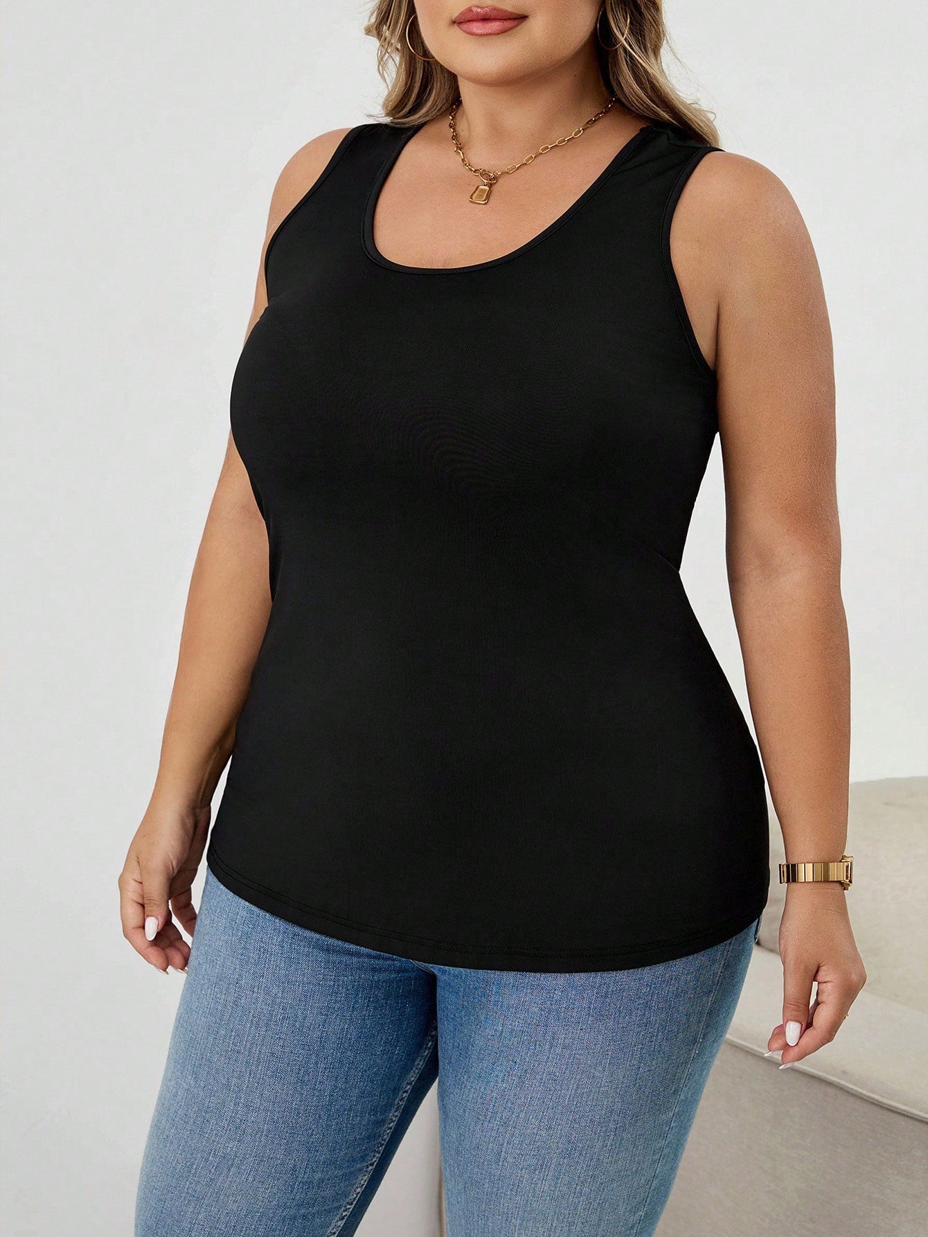 CURVE+ 2PCS Plus Size Tank Tops & Camis