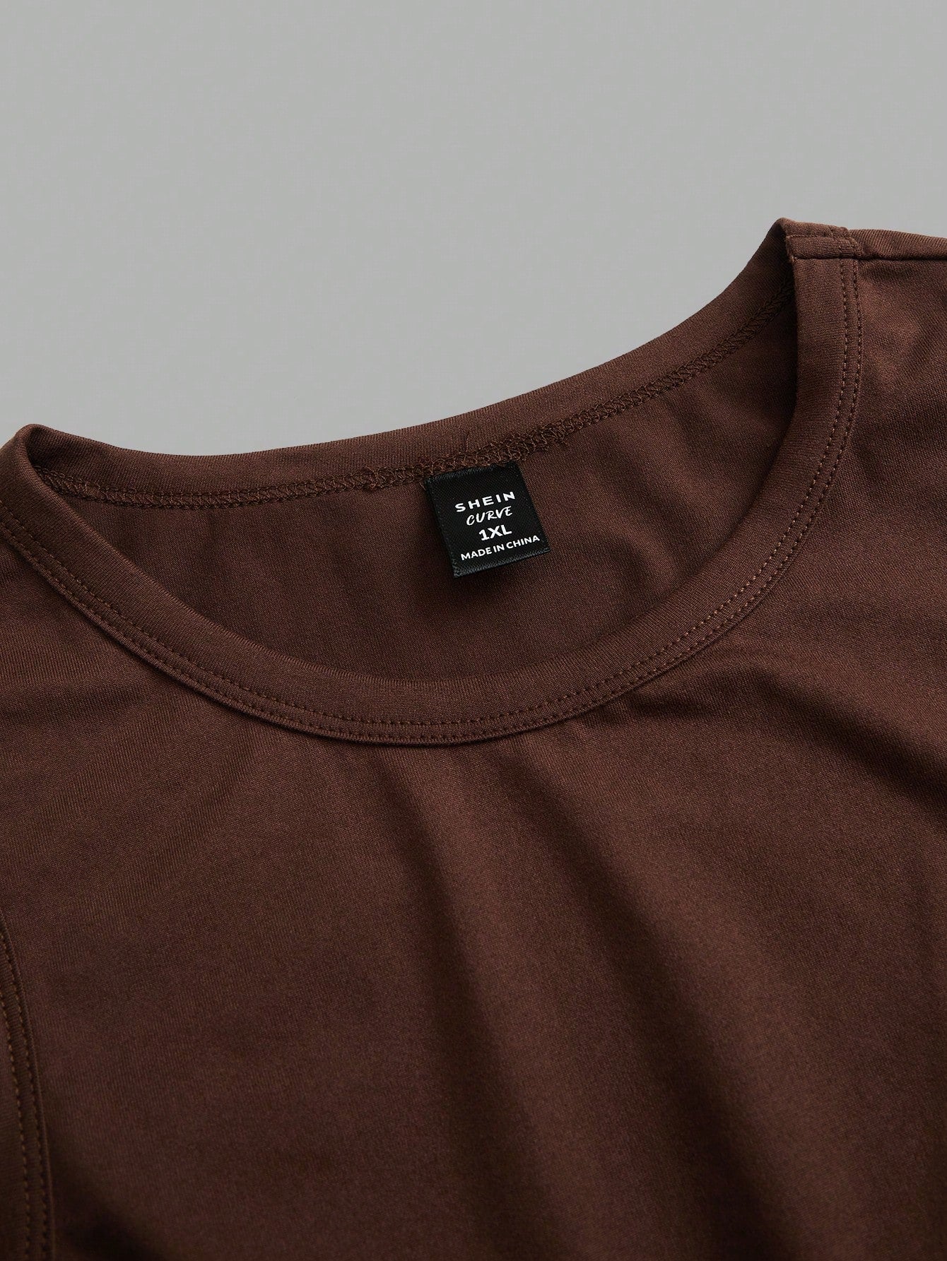 CURVE+ 3pcs Women Plus Size Solid Color Casual Round Neck Camisole Tank Top Set, Suitable For All Seasons Formal Black Chocolate Brown White Summer