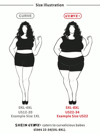 CURVE+ Curve Plus Size Women Front Button Crop Top, Fitted Camisole Black Summer Kawaii Sexy Night Out Date Night Rave Club, Clothes For Women Skin-Friendly