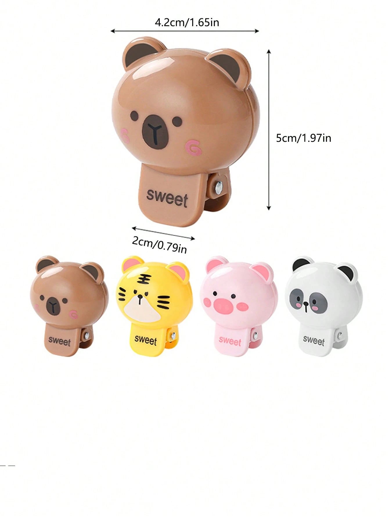 Cute Animal Toothbrush Holder Travel Toothbrush Cover Dustproof Toothbrush Head Protective Clip Protective Cap Home Outdoor Storage Box Suitable For Business Trips And Travel