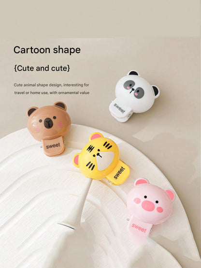 Cute Animal Toothbrush Holder Travel Toothbrush Cover Dustproof Toothbrush Head Protective Clip Protective Cap Home Outdoor Storage Box Suitable For Business Trips And Travel