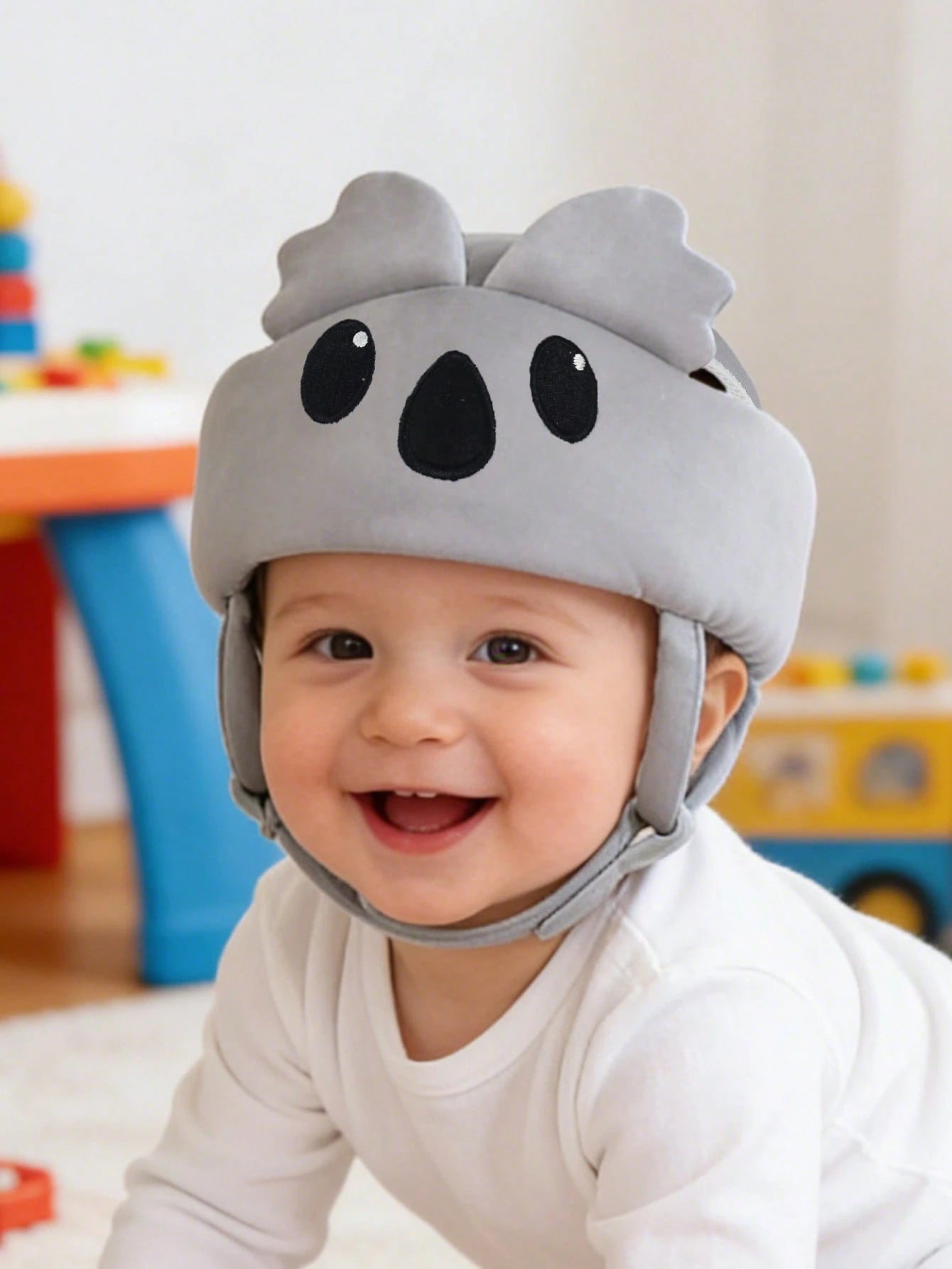 Cute Bear Anti-Fall Baby Walking Hat, Anti-Collision Protective Headgear For Toddlers Learning To Walk, Children's Safety Head Protector