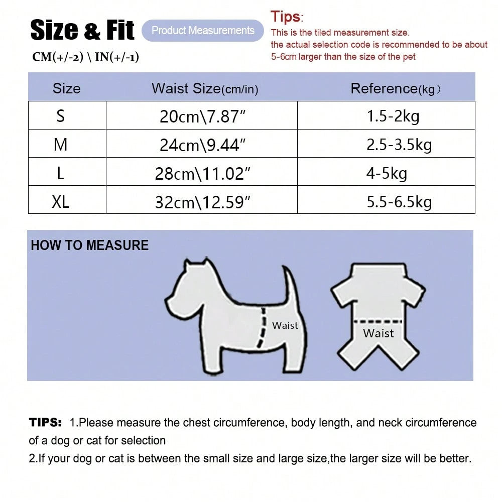 Cute Cartoon Pet Physiological Panties, With Lace Trim & Bow Decor, Multipurpose Dog Menstrual Diaper, Sanitary Pants For Small Dogs