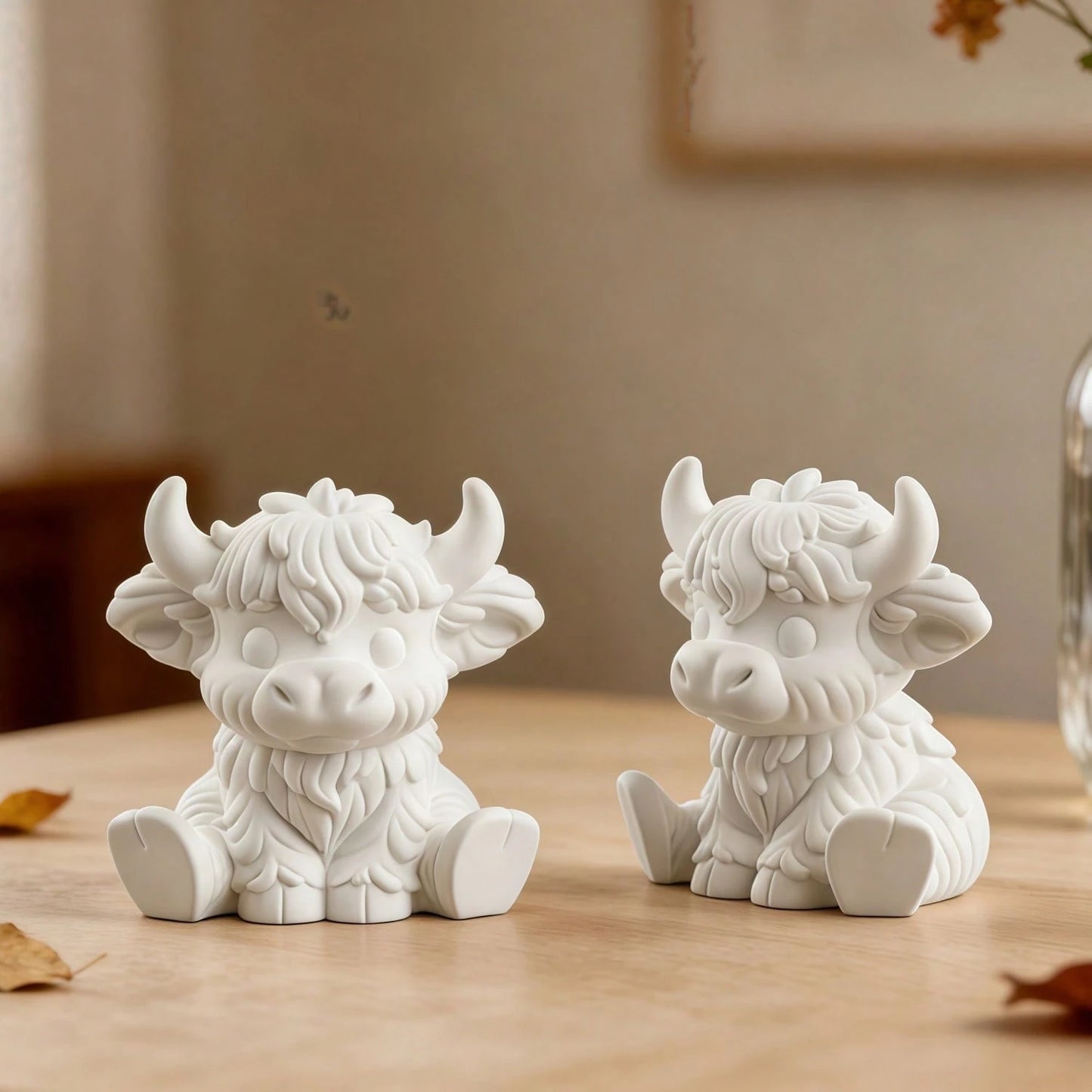 Cute Highland Cow Silicone Mold, 3D Animal Shaped DIY Candle, Soap, Bath Bomb & Plaster Sculpture Craft For Home Decor