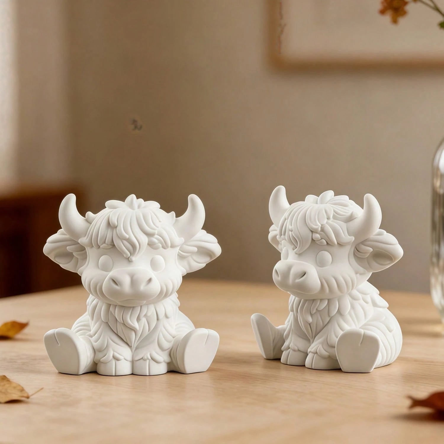 Cute Highland Cow Silicone Mold, 3D Animal Shaped DIY Candle, Soap, Bath Bomb & Plaster Sculpture Craft For Home Decor