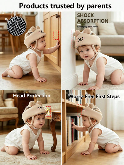 Cute Rabbit Anti-Fall Hat, Baby Anti-Fall Hat, Toddler Walking Hat, Anti-Collision Hat, Baby Walking Protection Hat, Children Anti-Fall Head Protection Hat, Toddler Head Protection Anti-Fall Hat, Baby
