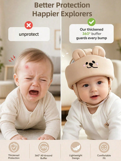 Cute Rabbit Anti-Fall Hat, Baby Anti-Fall Hat, Toddler Walking Hat, Anti-Collision Hat, Baby Walking Protection Hat, Children Anti-Fall Head Protection Hat, Toddler Head Protection Anti-Fall Hat, Baby