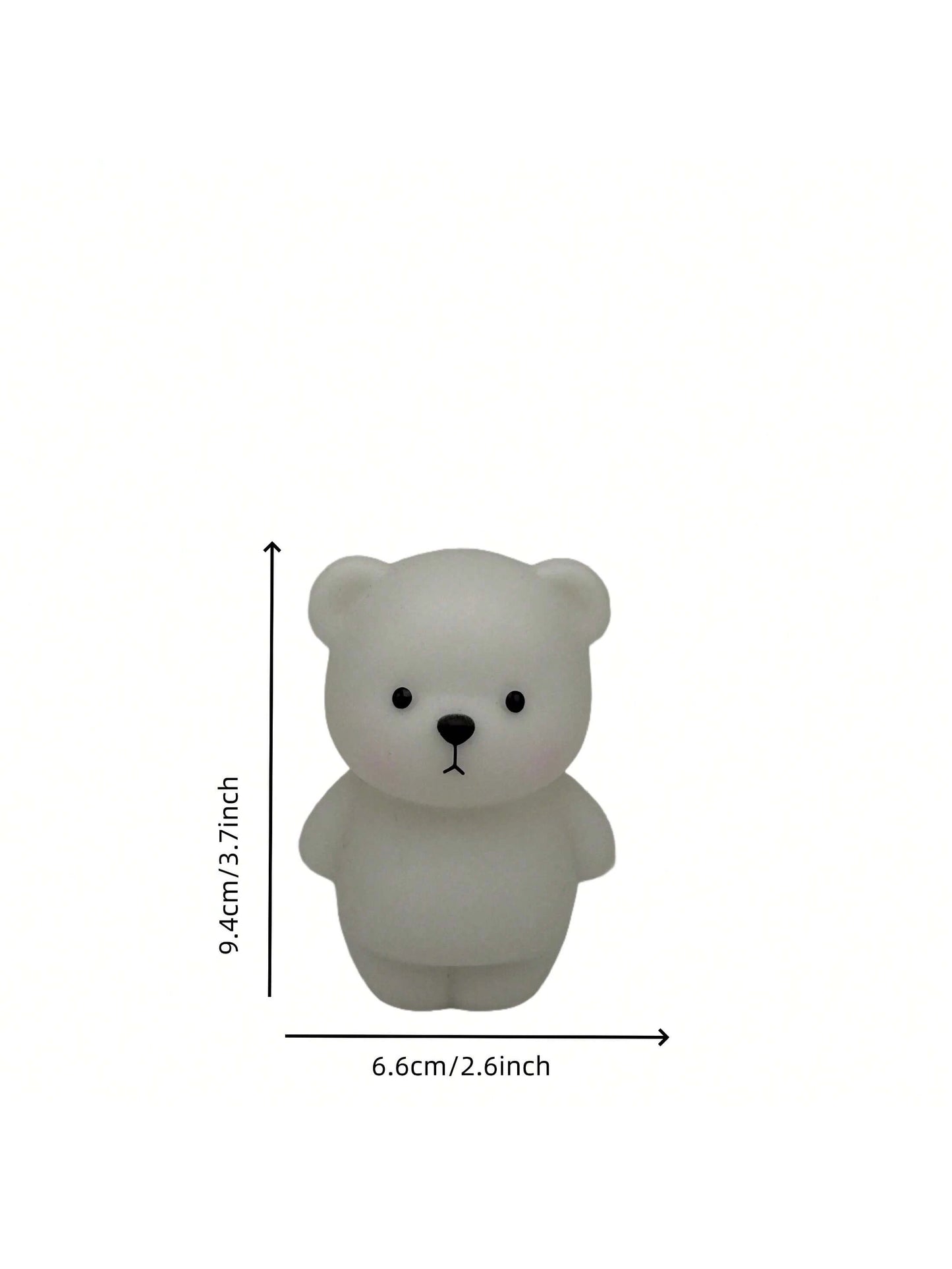 Cute Teddy Bear Nightlight, Cartoon Atmosphere Lamp For Bedroom, Bathroom, Dorm, Birthday Gift For Girl Friends