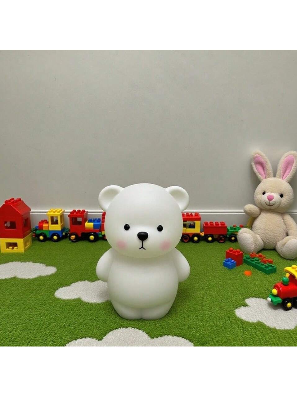 Cute Teddy Bear Nightlight, Cartoon Atmosphere Lamp For Bedroom, Bathroom, Dorm, Birthday Gift For Girl Friends
