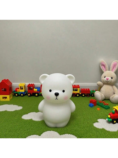 Cute Teddy Bear Nightlight, Cartoon Atmosphere Lamp For Bedroom, Bathroom, Dorm, Birthday Gift For Girl Friends