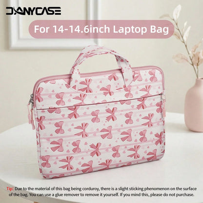 DANYCASE 12-15.6 Inch Laptop Bag, Suitable For Chromebook, Waterproof Laptop Carrying Case With Shoulder Strap, 360° Protection