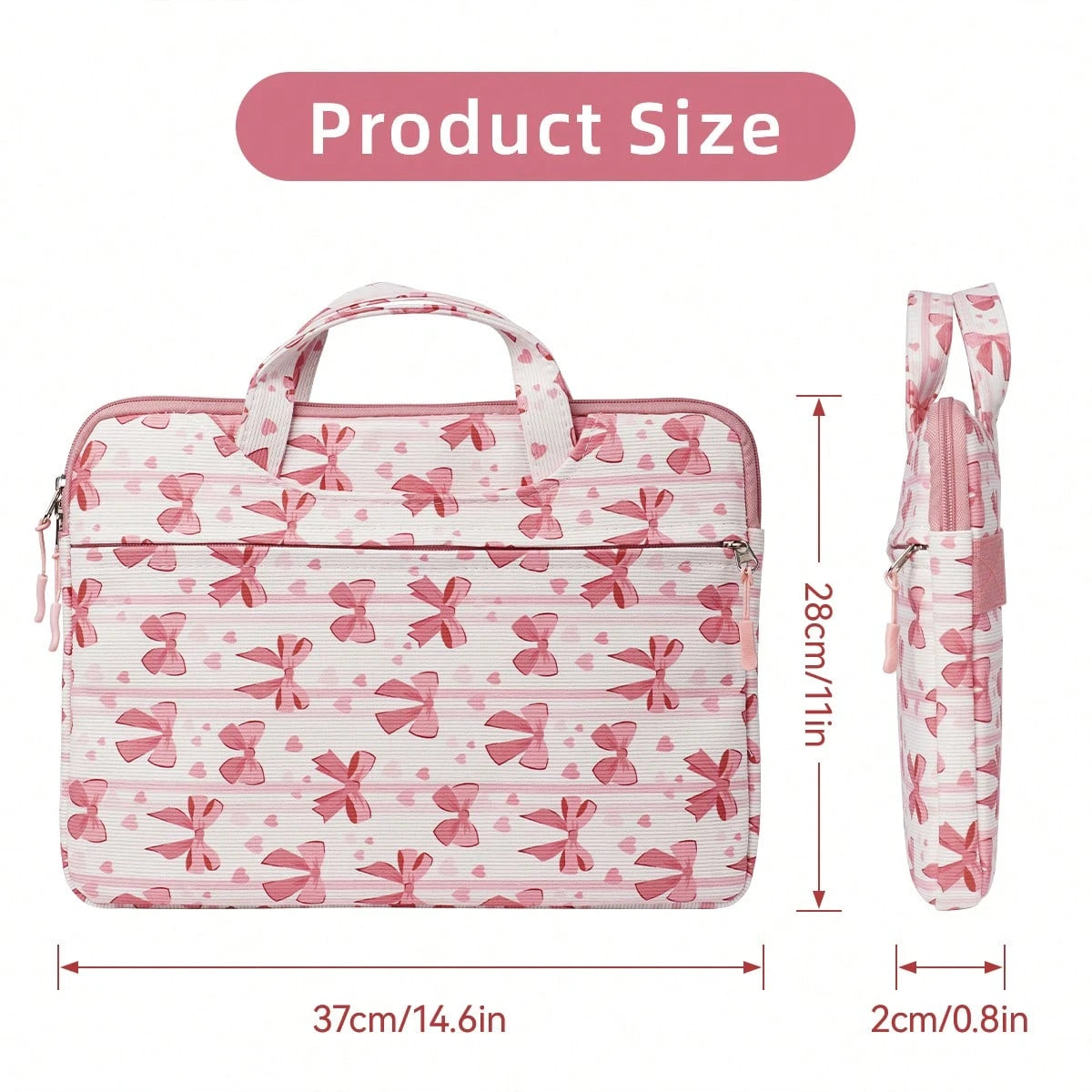 DANYCASE 12-15.6 Inch Laptop Bag, Suitable For Chromebook, Waterproof Laptop Carrying Case With Shoulder Strap, 360° Protection