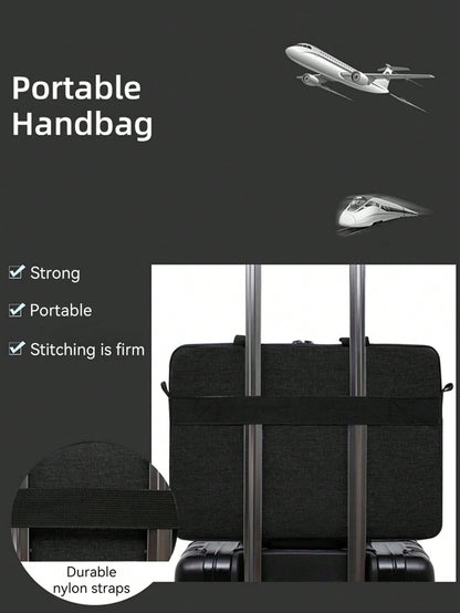 DANYCASE 12-15.6 Inch Laptop Bag, Suitable For Chromebook, Waterproof Laptop Carrying Case With Shoulder Strap, 360° Protection