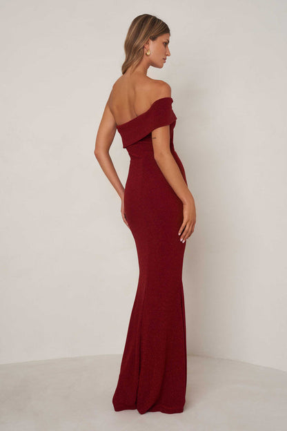 Delary Dress - Cherry Red - SHOPJAUS - JAUS