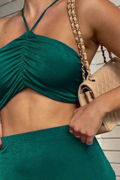 Desire Skirt - Emerald Green - JAUS