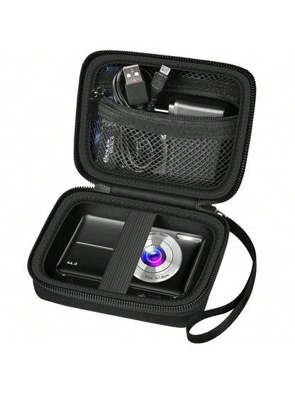 Digital Camera Case Compatible With VAHOIALD FHD 1080P/ For CAMKORY Digital Point And Shoot/For K-ODAK PIXPRO FZ45-BK 16MP Vlogging/For IWEUKJLO/For Nsoela, Holder For SD Card More- (Box Only)