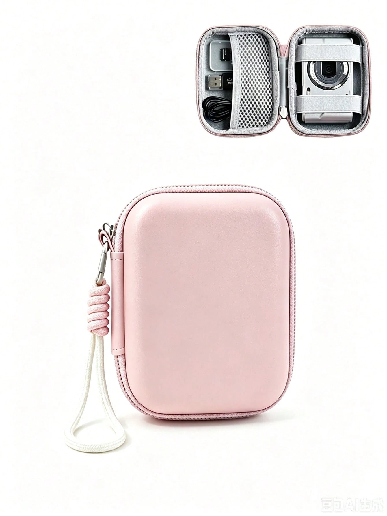 Digital Camera Protective Case, Travel Camera Bag Suitable For PIXPRO FZ45/FZ55 IXUS 285 HS Lecran Travel Compact Camera Holder, With Mesh Pocket For Camera Accessories, Digital Storage Small Bag, Tra