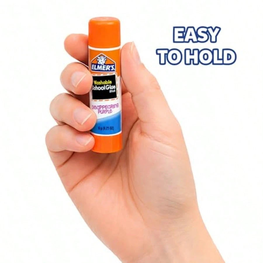 Disappearing Purple School Glue Sticks, Washable, 7 Grams, 30 Count- Posters, Back To School, Bulk Pack For Classrooms, #1 Teacher Brand