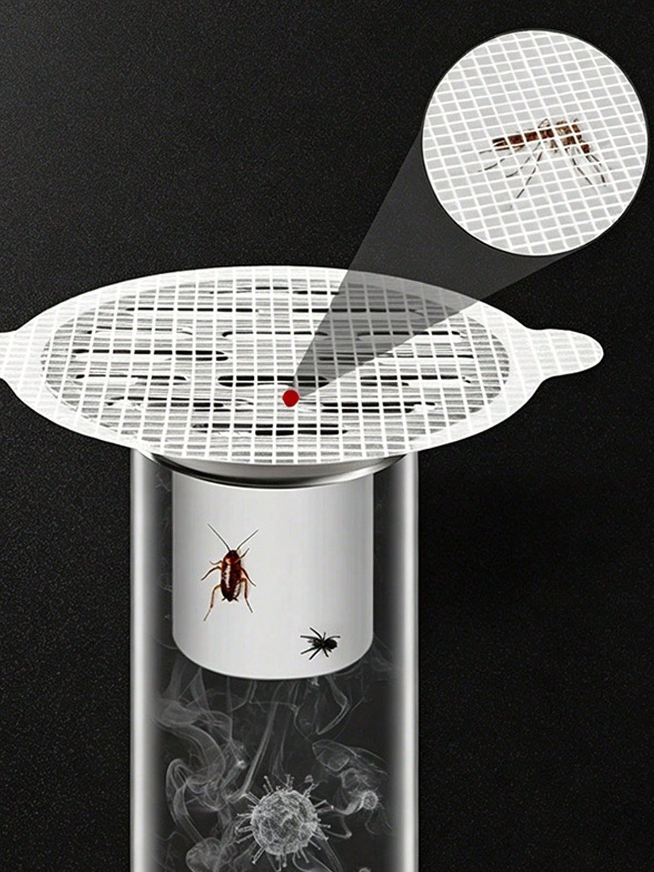 Disposable Shower Drain Hair Catcher Sticker, Waterproof Strong Adhesive, Universal Drain Filter Sticker With Pull Tab, Anti-Clogging Hair Collector, Suitable For Bathroom, Bathtub, Laundry Room Drain