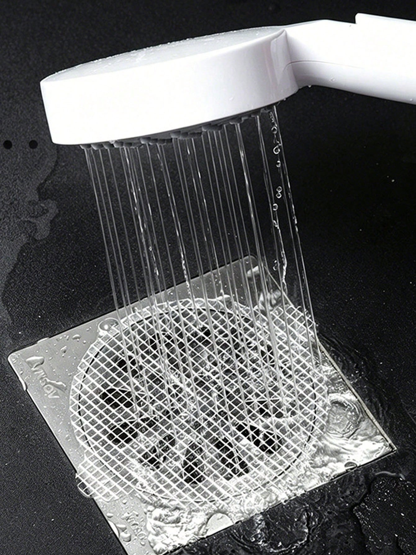 Disposable Shower Drain Hair Catcher Sticker, Waterproof Strong Adhesive, Universal Drain Filter Sticker With Pull Tab, Anti-Clogging Hair Collector, Suitable For Bathroom, Bathtub, Laundry Room Drain