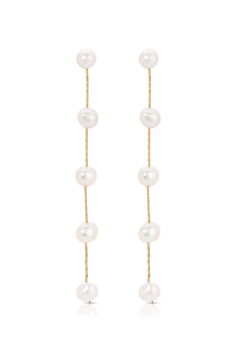 Dripping Pearl Drop Earrings - SHOPJAUS - JAUS