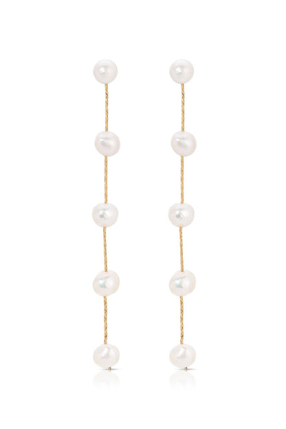 Dripping Pearl Drop Earrings - SHOPJAUS - JAUS