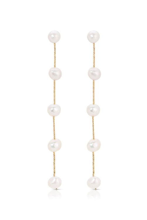 Dripping Pearl Drop Earrings - SHOPJAUS - JAUS