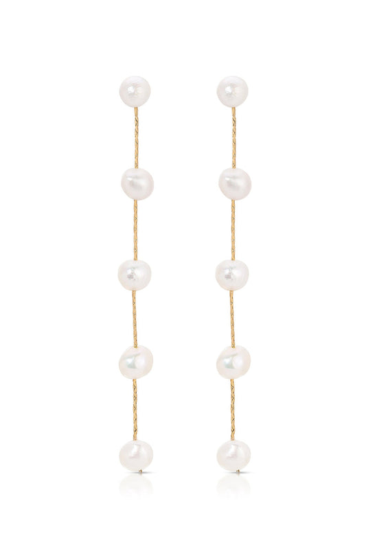 Dripping Pearl Drop Earrings - SHOPJAUS - JAUS
