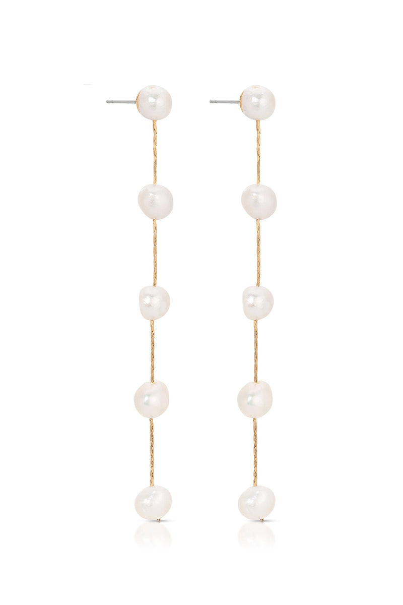 Dripping Pearl Drop Earrings - SHOPJAUS - JAUS