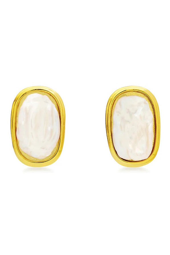 Duomo Earrings - 24k Gold Plated