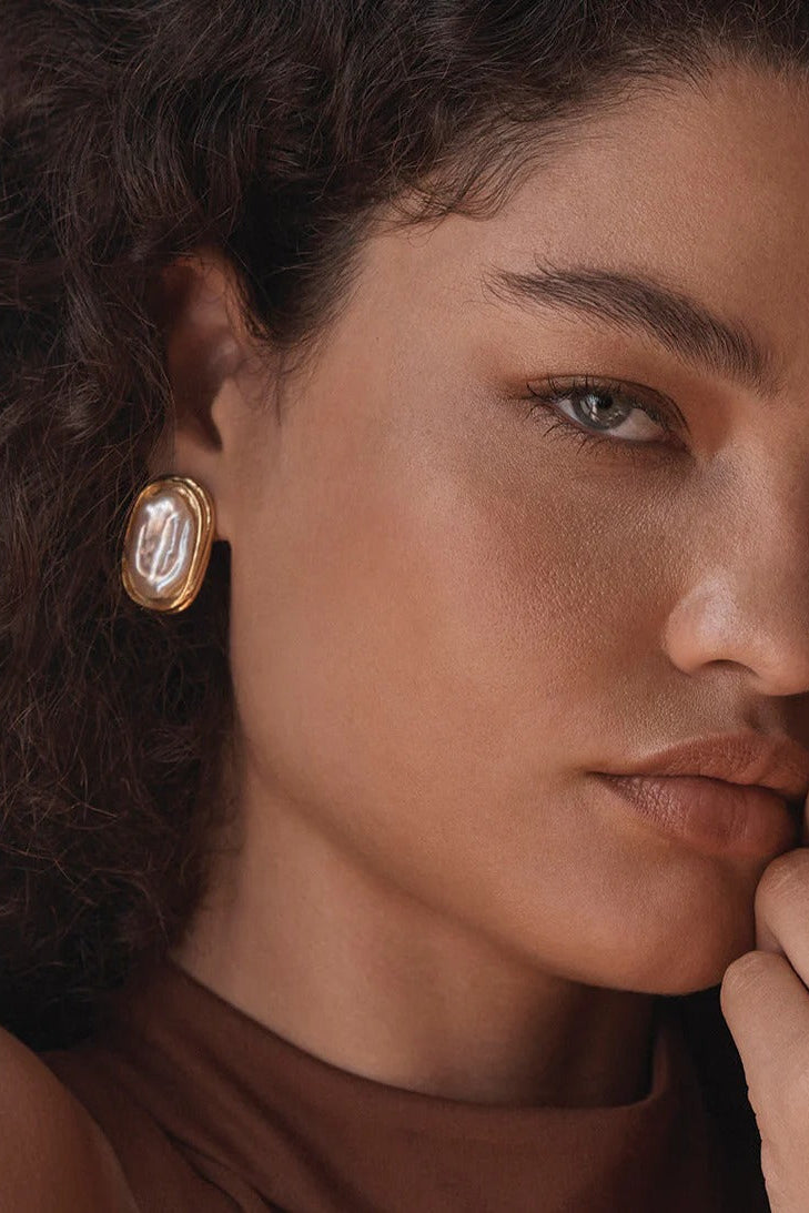 Duomo Earrings - 24k Gold Plated