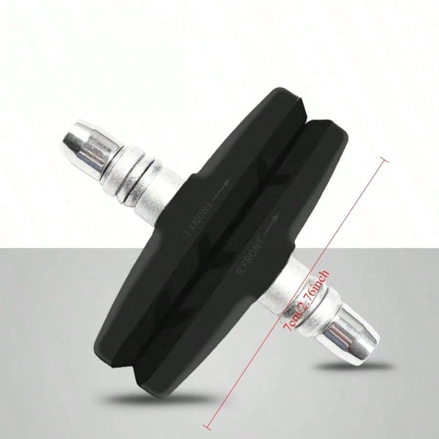 Durable Bicycle Silent Brake Pads, Suitable For V-Brake, Brake Pads/Brake Blocks, Rubber Material, Long-Lasting, Excellent Performance.