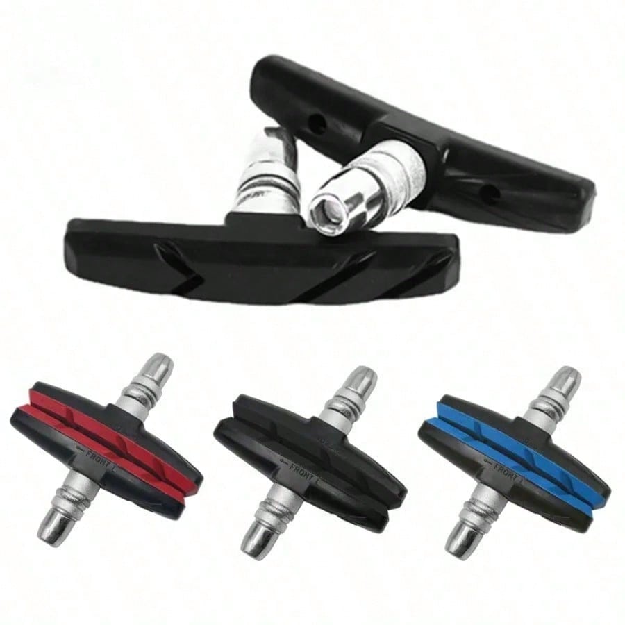Durable Bicycle Silent Brake Pads, Suitable For V-Brake, Brake Pads/Brake Blocks, Rubber Material, Long-Lasting, Excellent Performance.