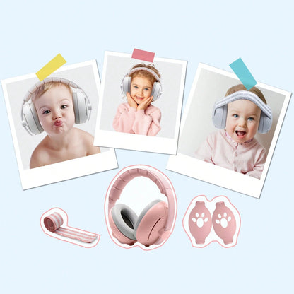 Ear Defenders For Baby Earmuffs For Hearing Protection Noise-Canceling Ear Protection For Babies 0-48 Months Adjustable Airline Travel Essentials