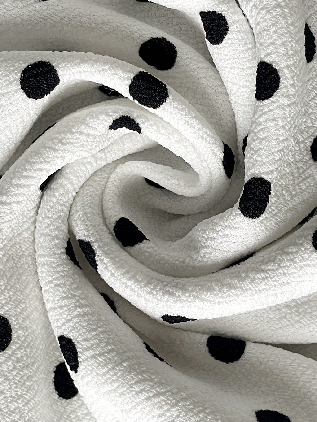 Easowa Women's Elegant White With Black Polka Dots Midi Dress,Cap Sleeves High Neck A-Line Summer Vacation Style,Chic Date Night Outfit For Spring & Party
