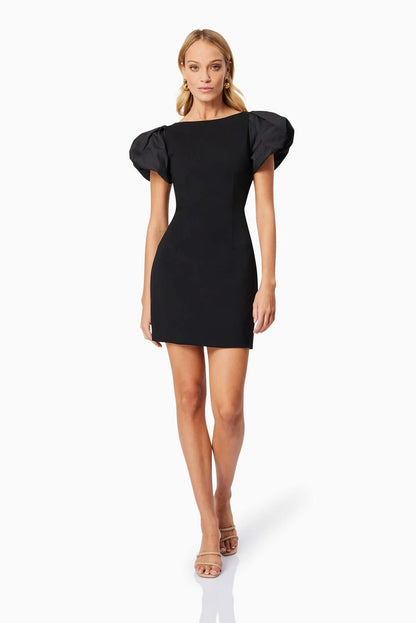 Eden Day Mini Dress - Black - SHOPJAUS - JAUS