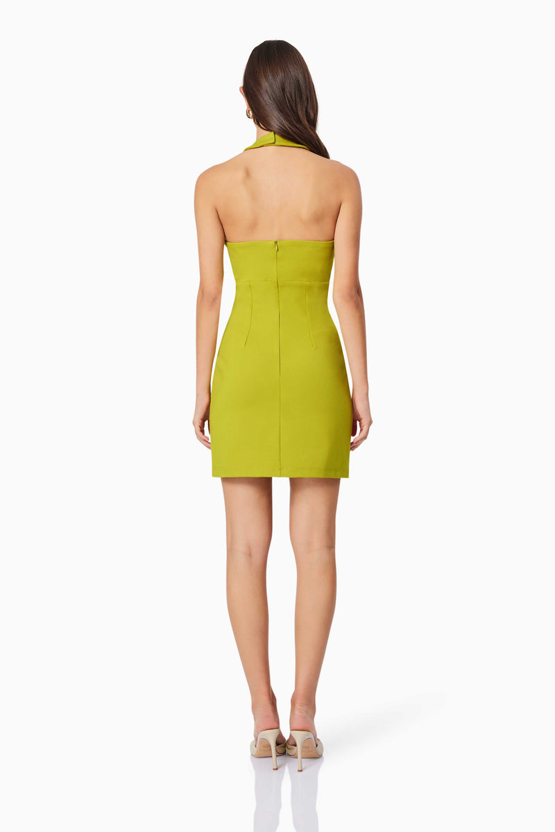 Eden Mini Dress - Chartreuse - SHOPJAUS - JAUS