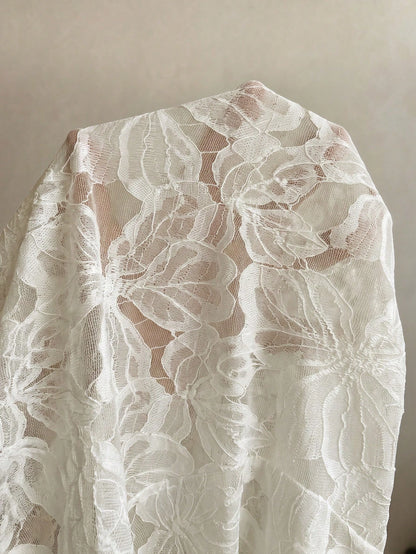 Elaquor Plus Size Summer Elegant Floral Lace T-Shirt