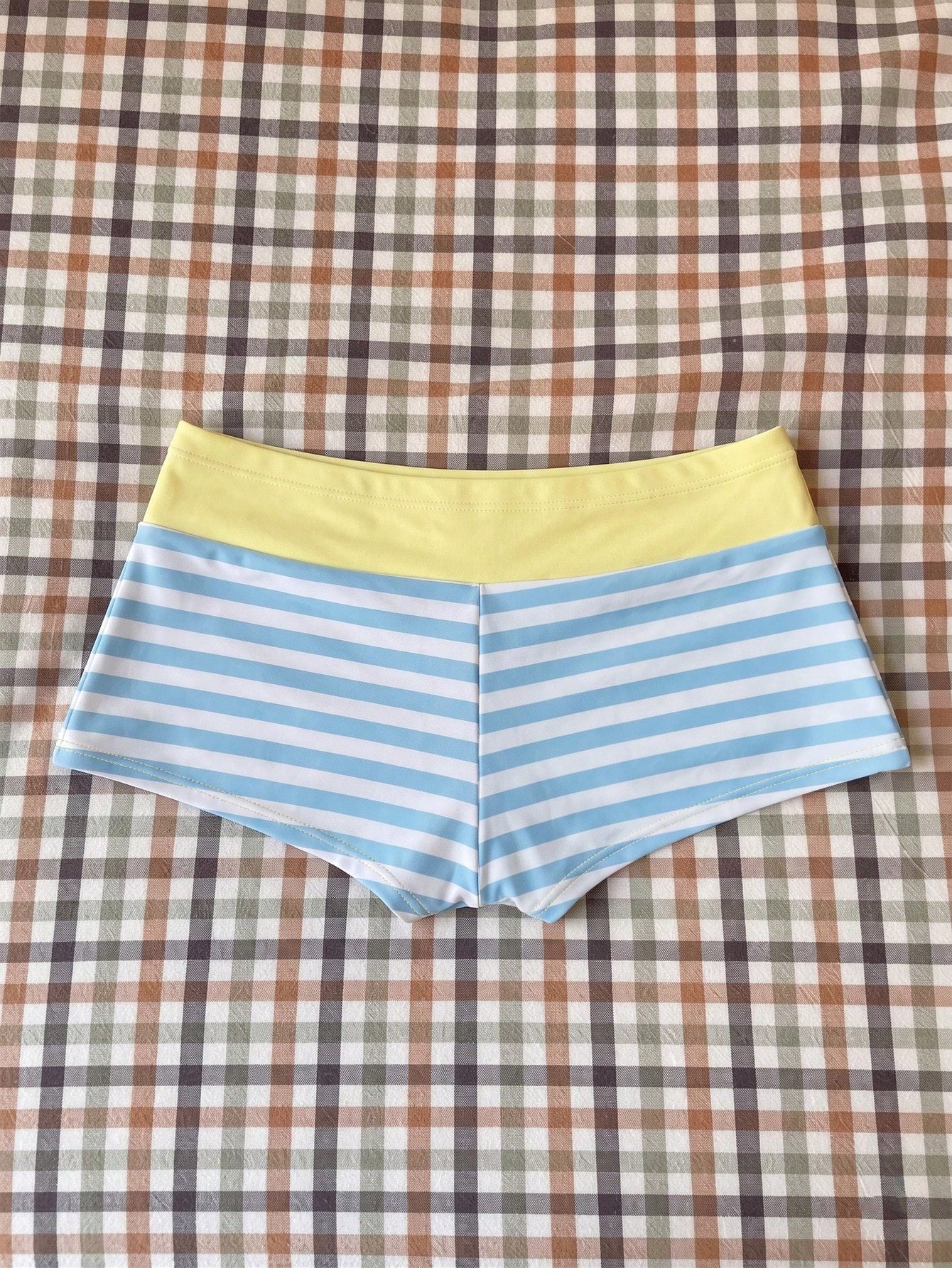 Elavelle Women's High Waist Bowknot Printed Bikini Bottom, Spring/Summer