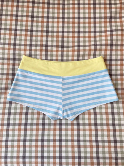 Elavelle Women's High Waist Bowknot Printed Bikini Bottom, Spring/Summer