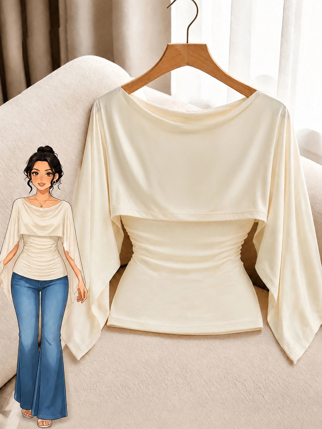 Elenzga Plus Size Elegant Luxury New Women Sleeveless Crew Neck Elastic Knit Top, Versatile Everyday Wear Crew Neck Elastic Knit Sweater T-Shirt