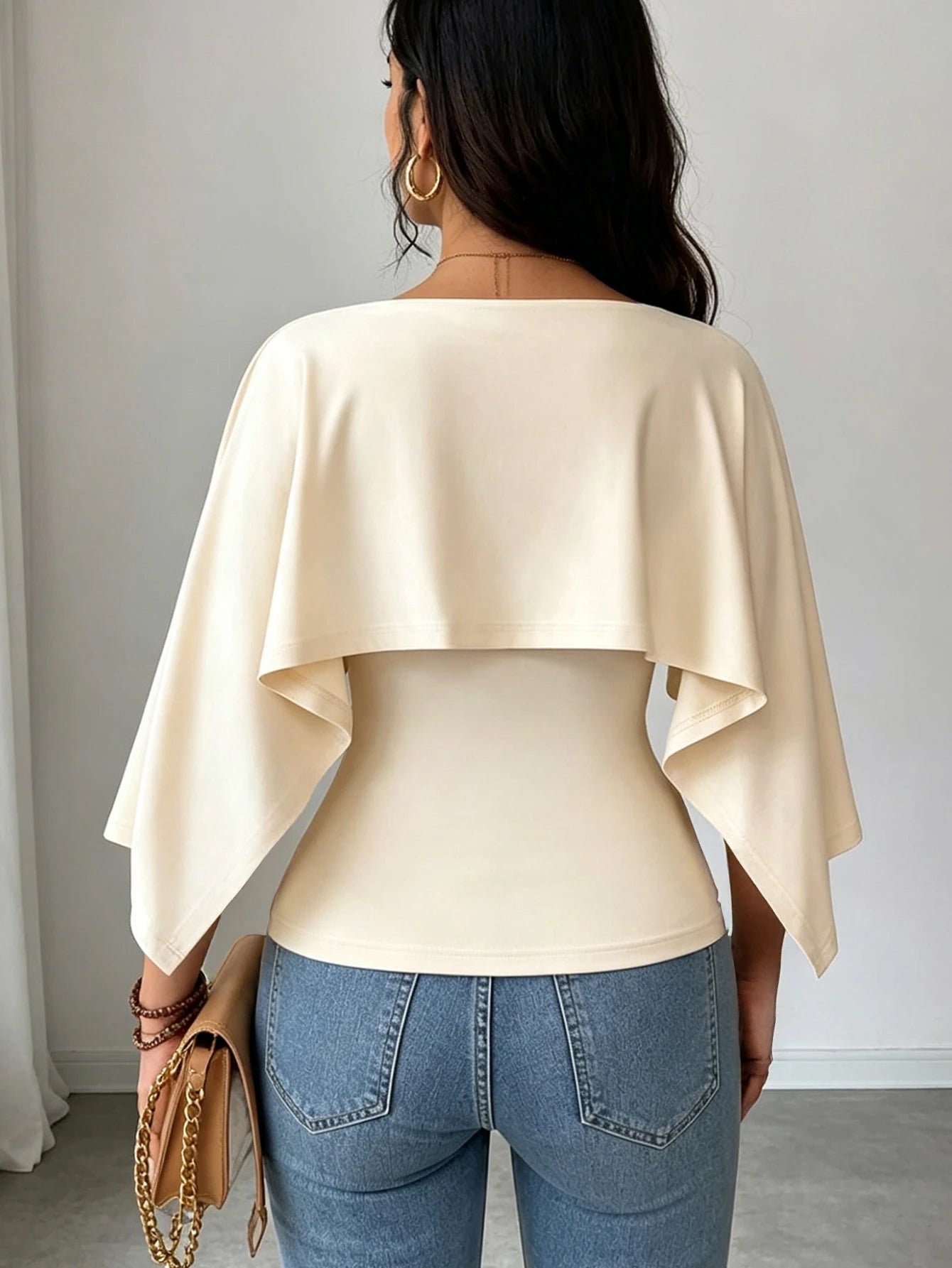 Elenzga Plus Size Elegant Luxury New Women Sleeveless Crew Neck Elastic Knit Top, Versatile Everyday Wear Crew Neck Elastic Knit Sweater T-Shirt