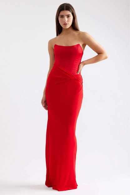 Elora Dress - Scarlet - SHOPJAUS - JAUS