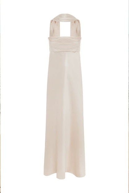 Elsa Maxi Dress - Ivory - SHOPJAUS - JAUS