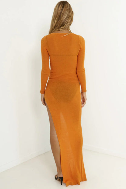 Ember Maxi Dress - Orange - SHOPJAUS - JAUS