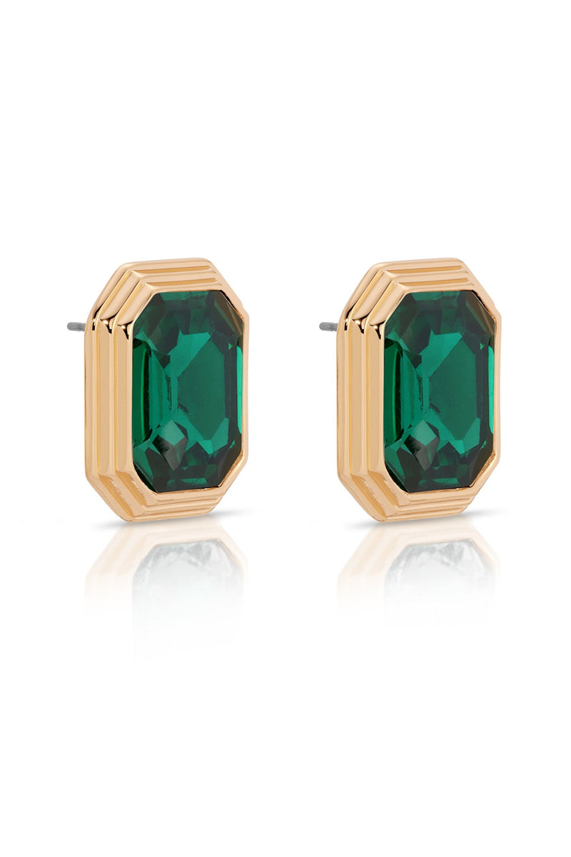 Emerald Deco Earrings - SHOPJAUS - JAUS
